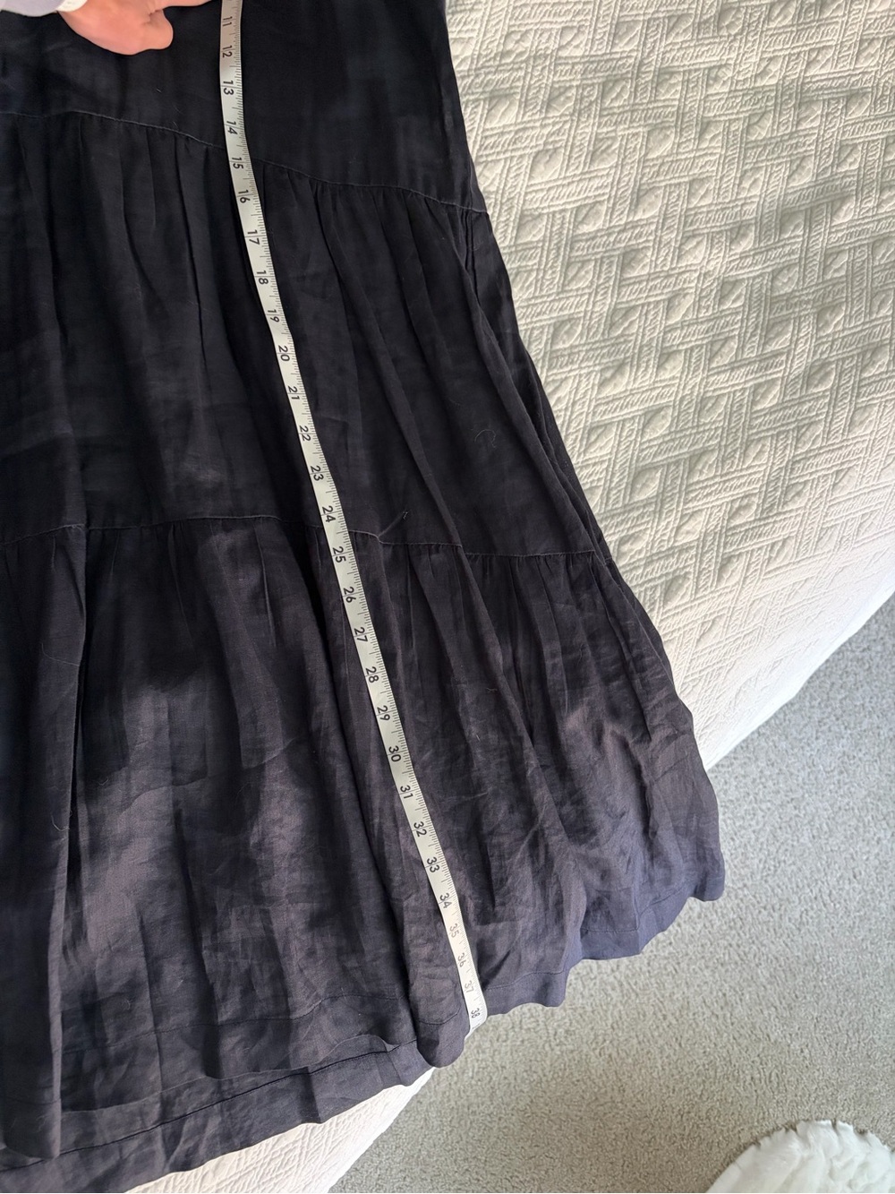 Sea New York Navy Ruffle-Sleeve Midi Dress - Picture 7 of 9